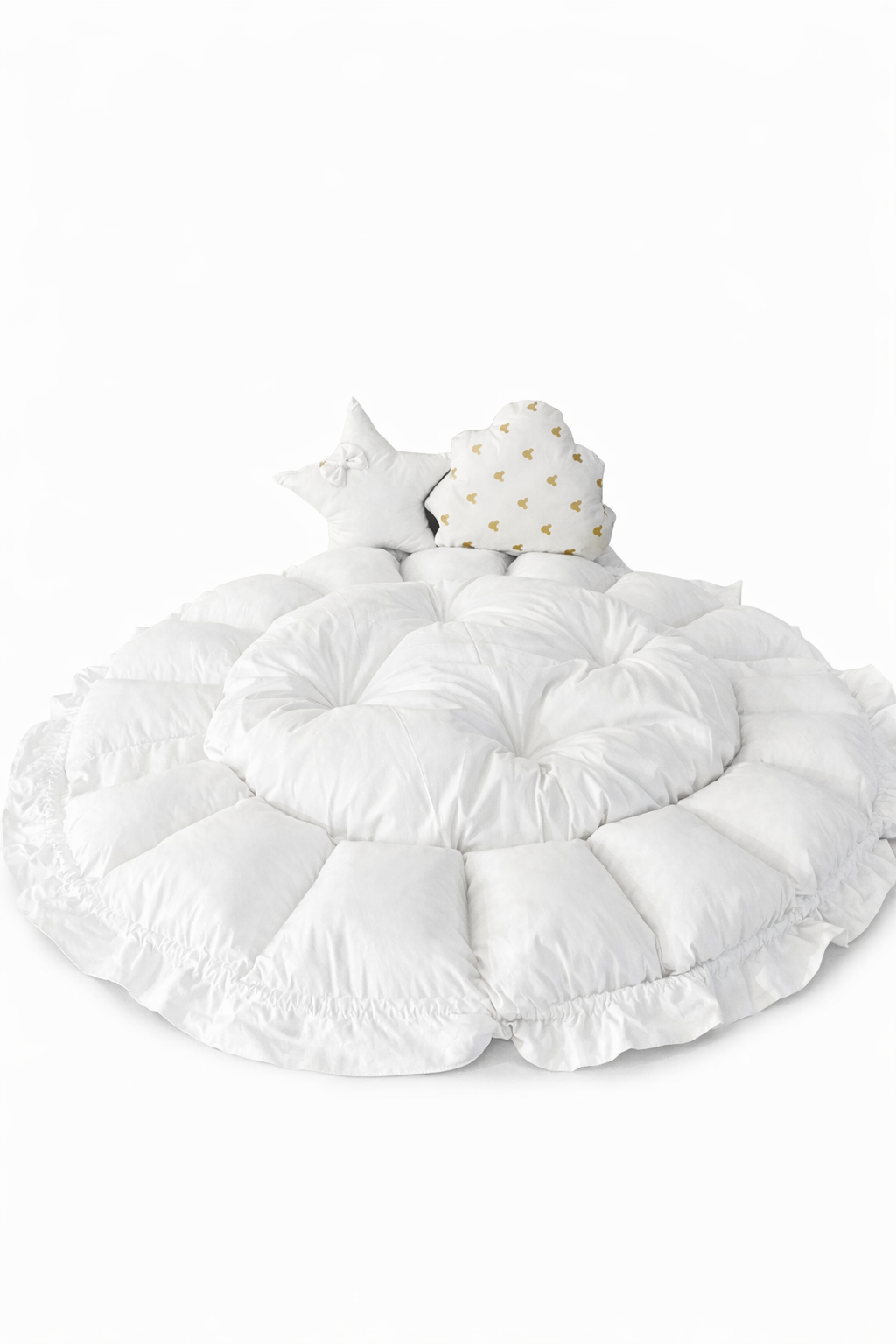 Jaju Baby Sevimli Gold Mouse Açılır - Kapanır Oyun Minderi Cibinlik Aparatlı Babynest