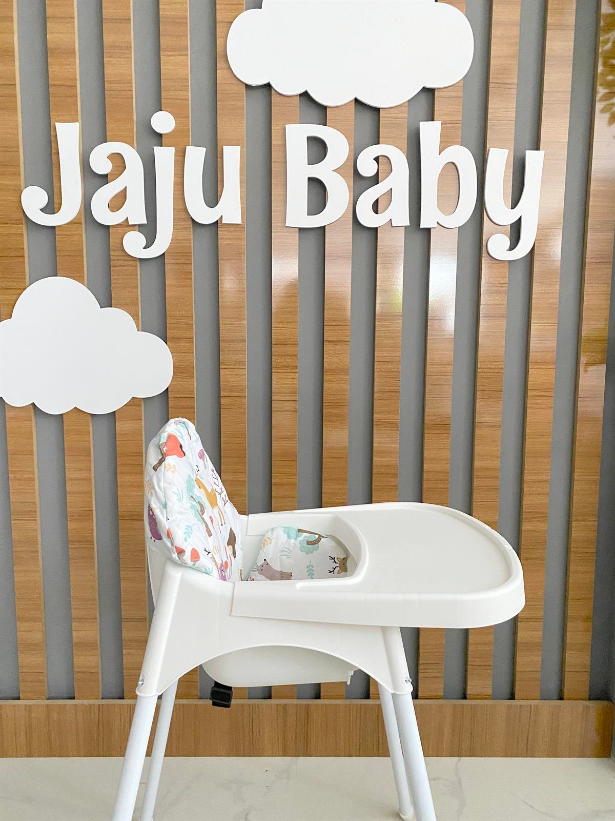 Jaju Baby Sevimli Orman Tasarım Mama Sandalyesi Minderi