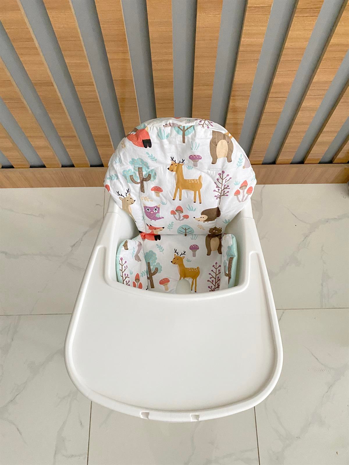 Jaju Baby Sevimli Orman Tasarım Mama Sandalyesi Minderi