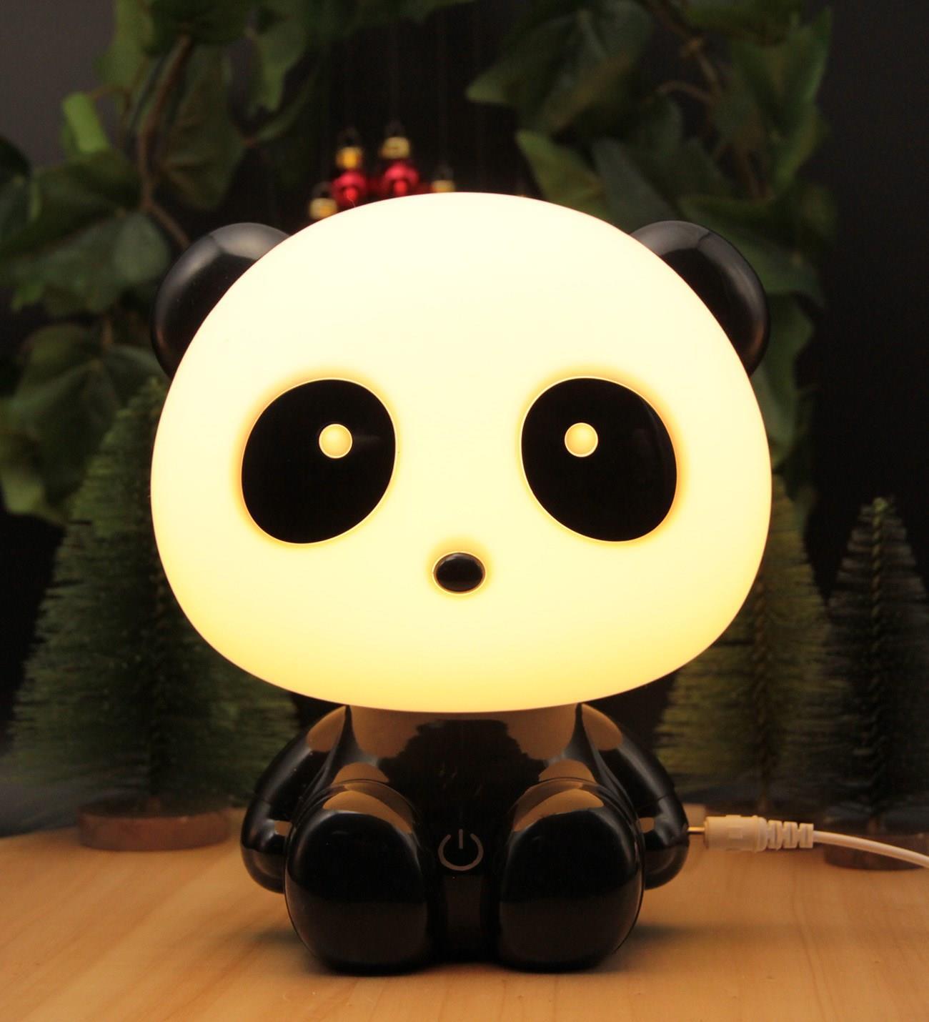Jaju Baby Sevimli Panda Gece Lambası Büyük Boy Ayarlanabilir Işık Özellikli 18x15