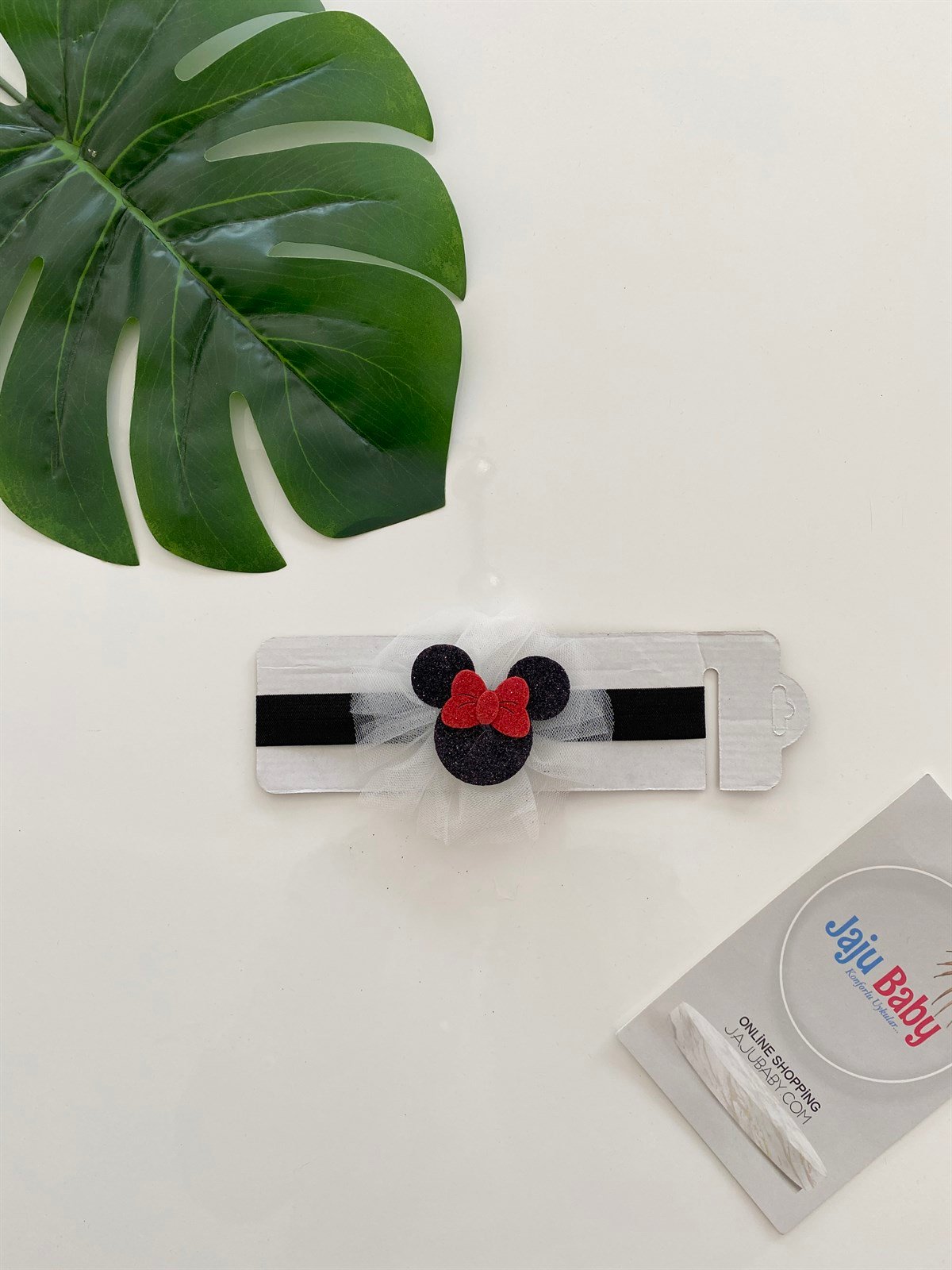 Jaju Baby Siyah Micky Mouse Saç Bandı
