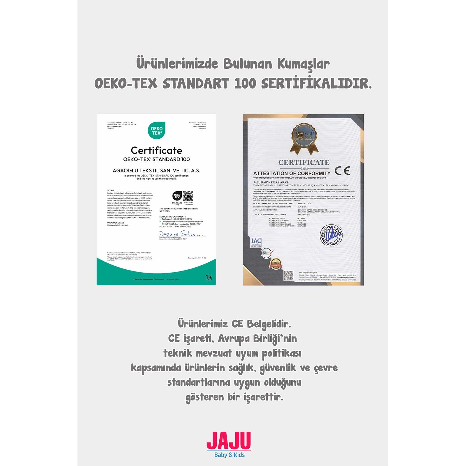 Jaju Babynest Pudra Gri Yıldız Lüx Ortopedik Baby Nest