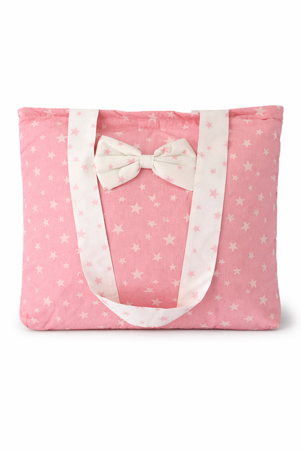 Pembe Yıldızlı Anne Bebek Bakım Çantası