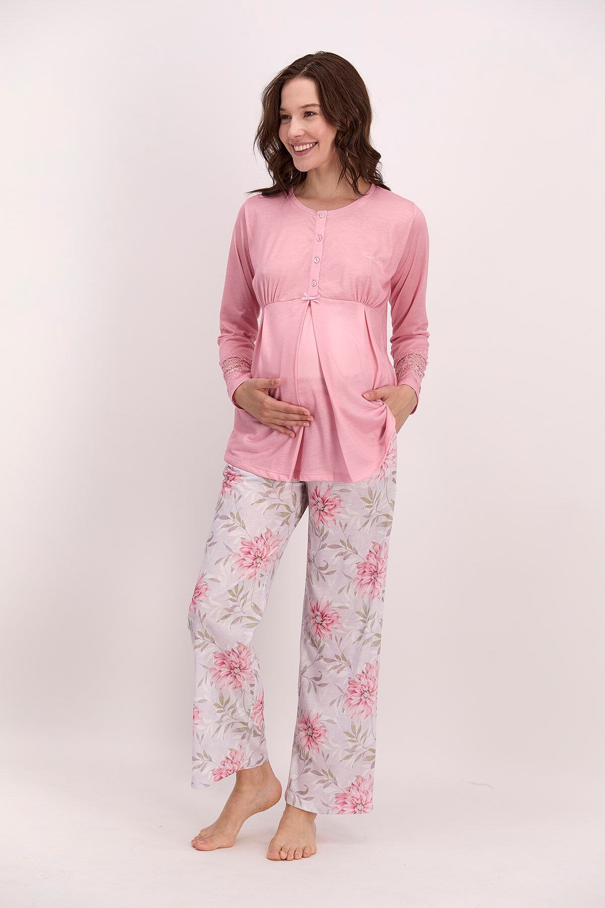 Pierre Cardin Açık Pembe Lohusa Takım