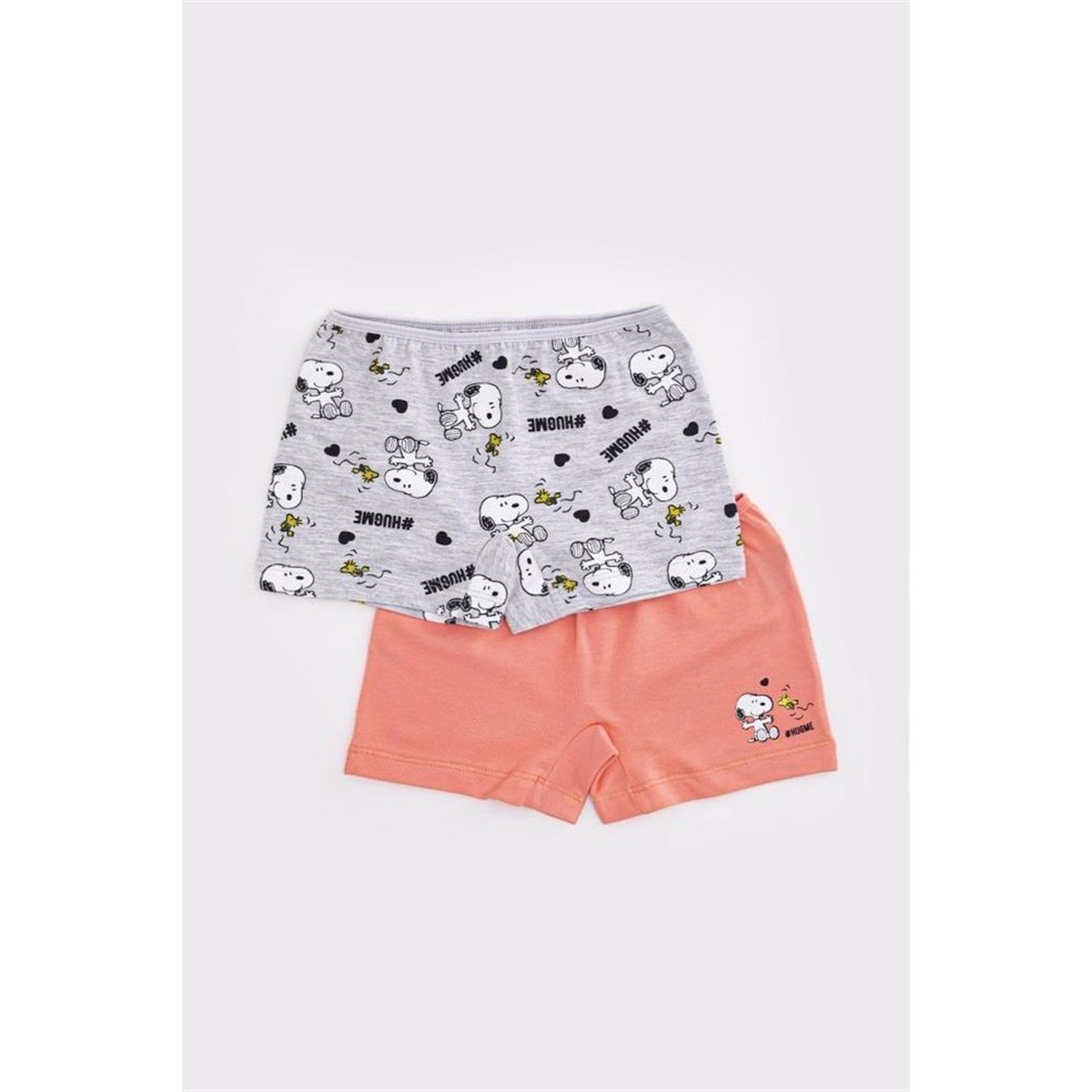 Puanust Kız Çocuk 2'li Boxer Seti