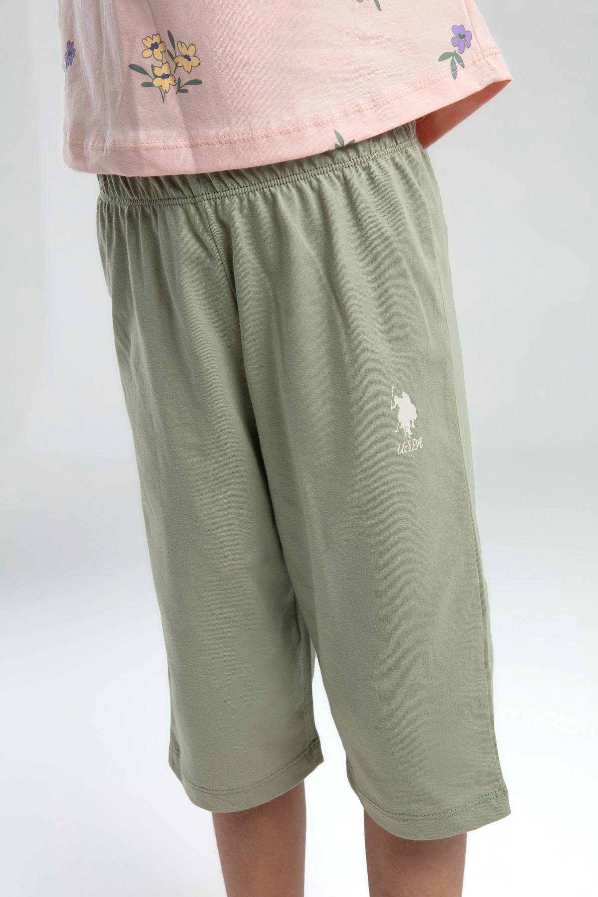 U.S. Polo Assn. Kız Çocuk Kapri Takım US2069 