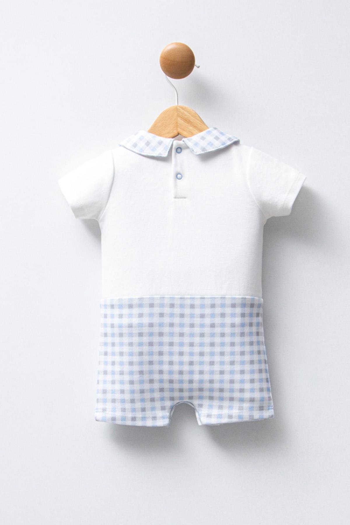 U.S. Polo Assn. Erkek Bebek   BEYAZ - İnterlok - Tulum USB2261 - V1