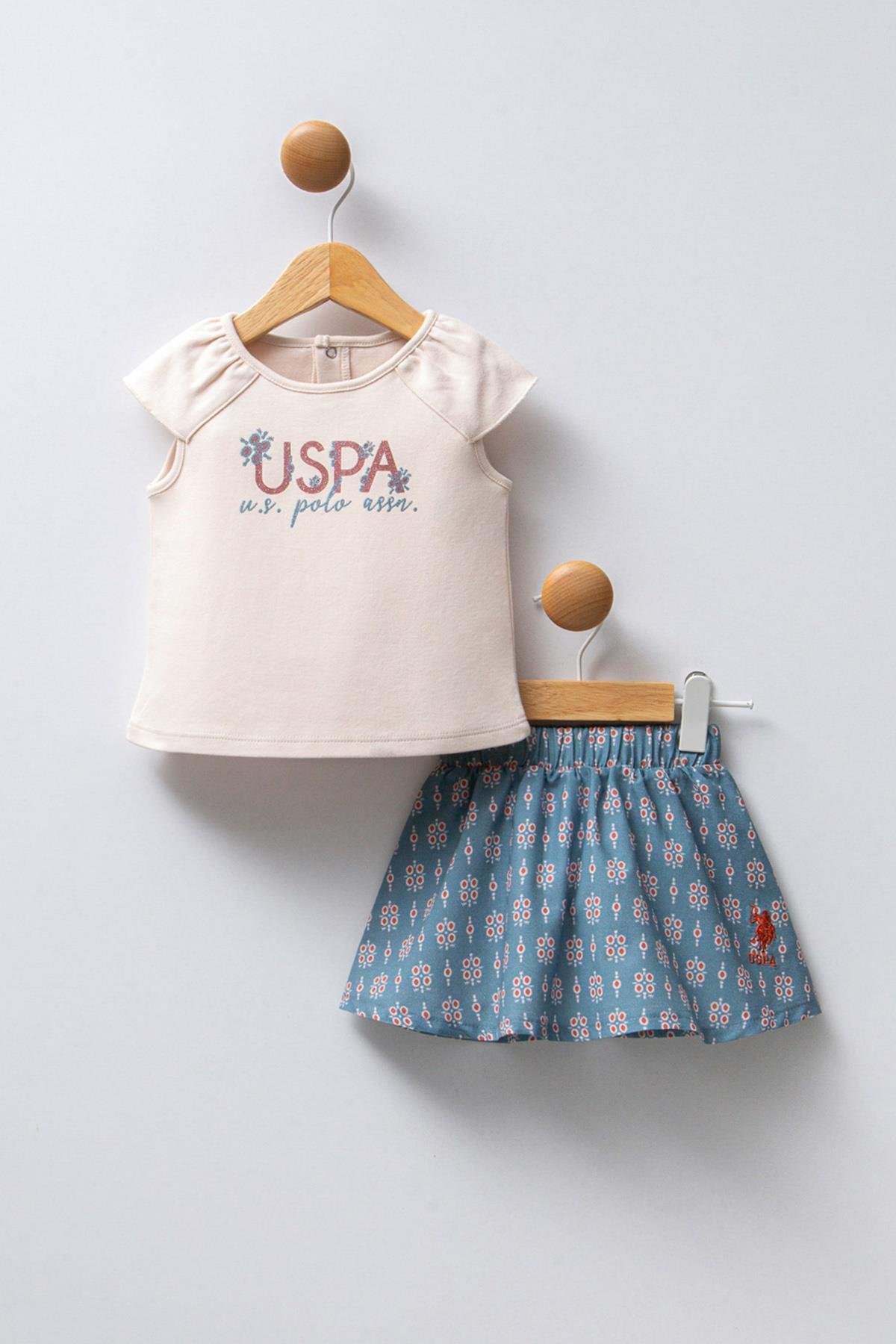 U.S. Polo Assn. Kız Bebek İkili Takım USB2431 