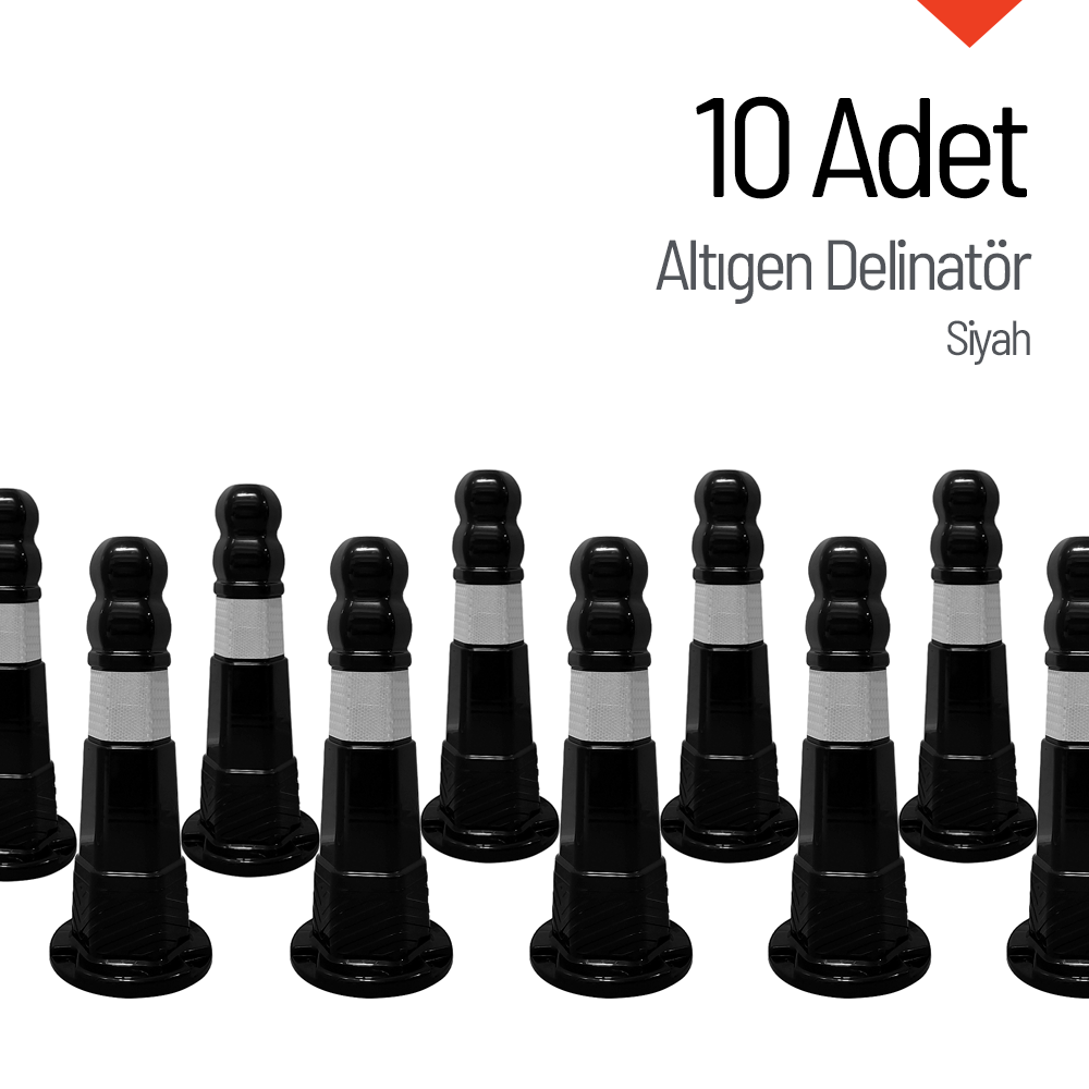 10'lu Altıgen Delinatör Seti, Esnek DubaDelinatörler