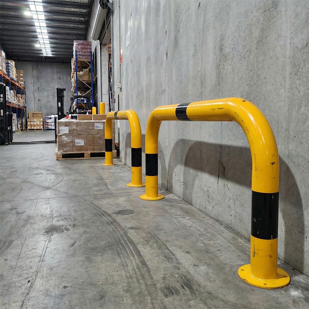 10'lu Köşe Koruma Demiri Seti - Yüksek Araç Stoperi 100 x 45cmMetal Köşe Kolon Koruma