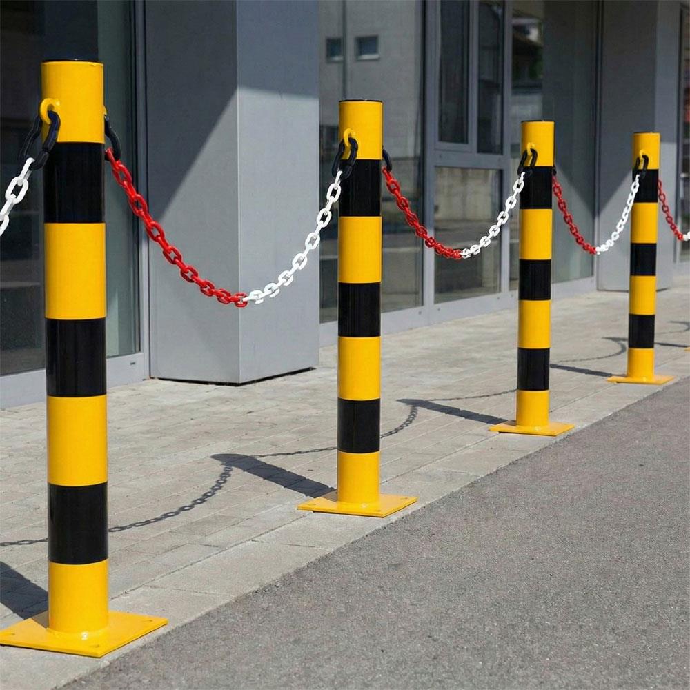 10'lu Sabit Metal Direk Seti Kulaklı, Metal Duba 75 cmMetal Delinatör