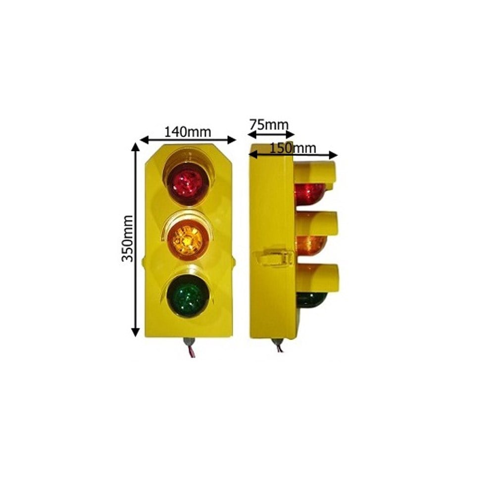3 Işıklı LED Mini Trafik Lambası100 mm Sinyalizasyon (Trafik Lambası)