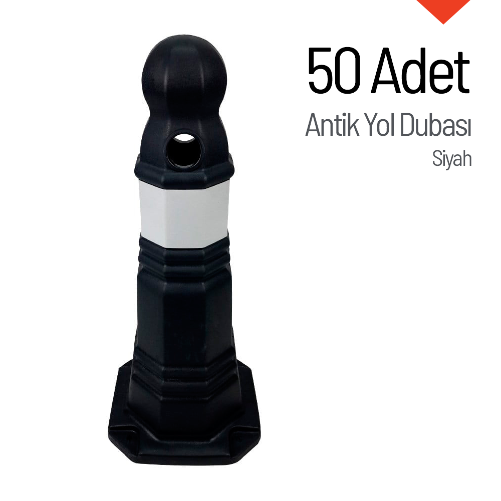 50'lİ Antik Yol Dubası Seti SiyahYol Dubası