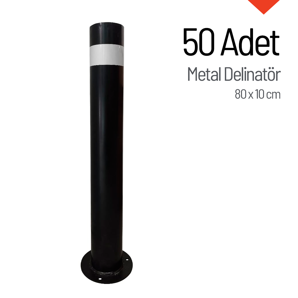 50'li Metal Delinatör Seti, Metal Duba 80 x 10 cmMetal Delinatör