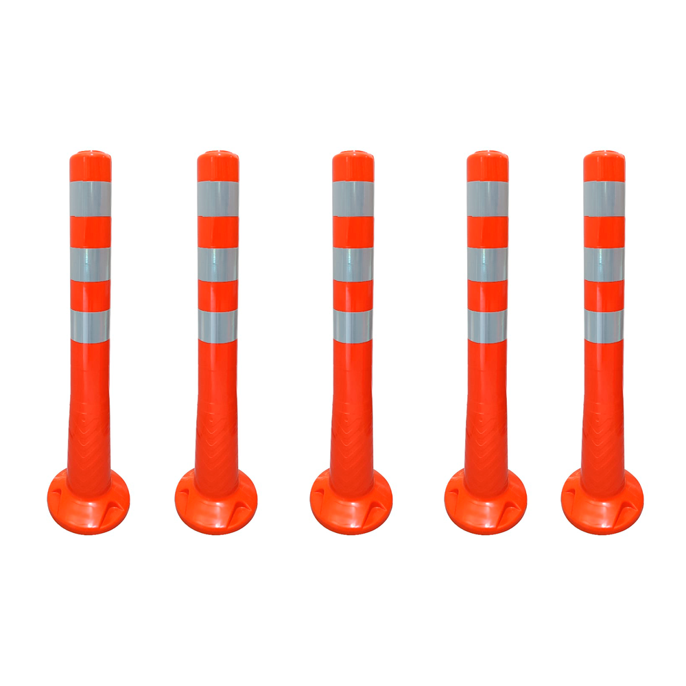 5'li Delinatör Seti 70x8 cm TPU, Esnek DubaDelinatörler