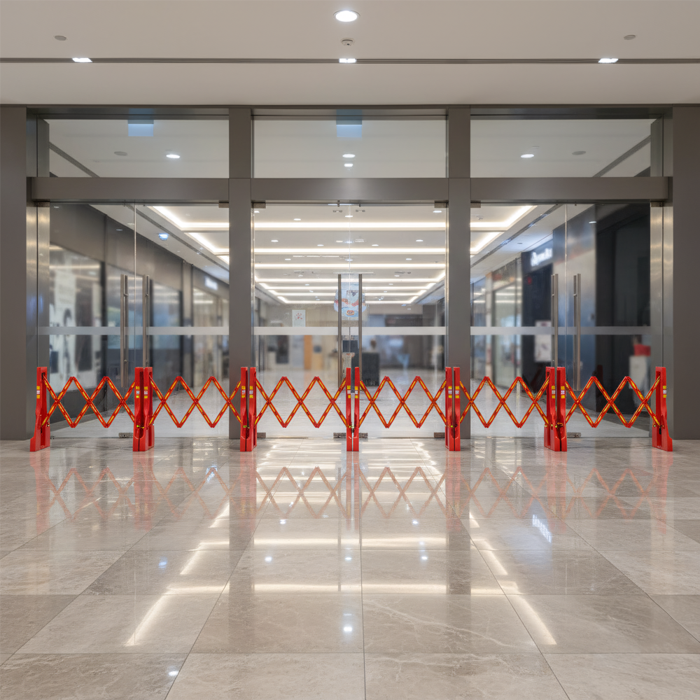 Akordiyon Bariyer Kırmızı 230 x 110 cmAkordiyon Bariyer