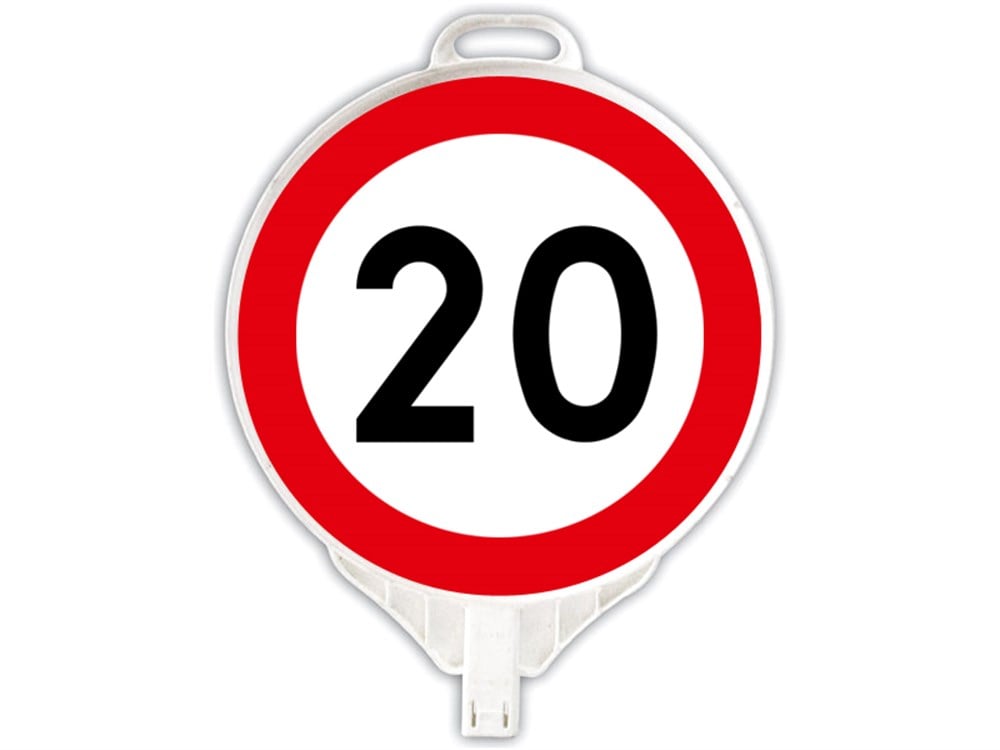 Azami Hız 20 km Ultra Yuvarlak Levha Tek Taraf Baskı