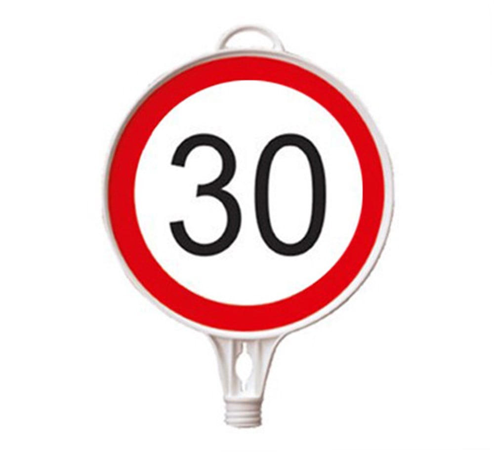 Azami Hız 30 km Yuvarlak Levha Çift Taraf Baskı