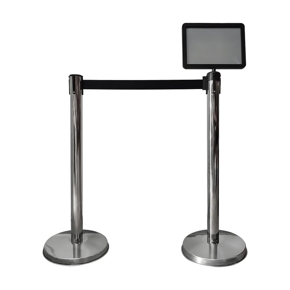 Bilgilendirme Panolu Yönlendirme Şerit Bariyer - KromajlıŞerit Bariyer