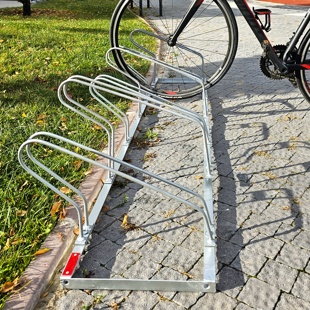 ECO 6- Bike Rack Galvanized Metal 40 x210 cmBicycle Parking Racks