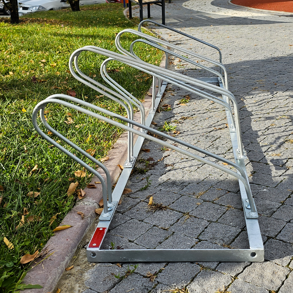ECO 6- Bike Rack Galvanized Metal 40 x210 cmBicycle Parking Racks