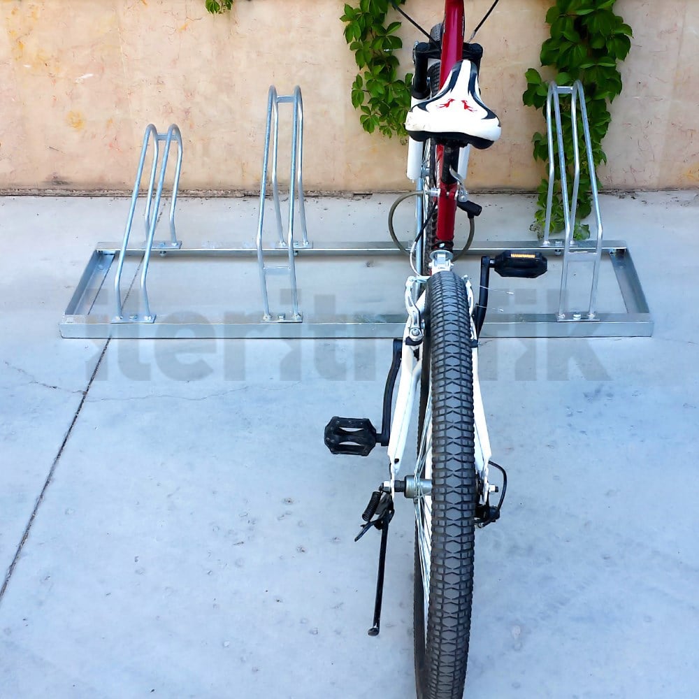 Bisiklet Park Yeri Dörtlü Galvaniz 40x140 cm