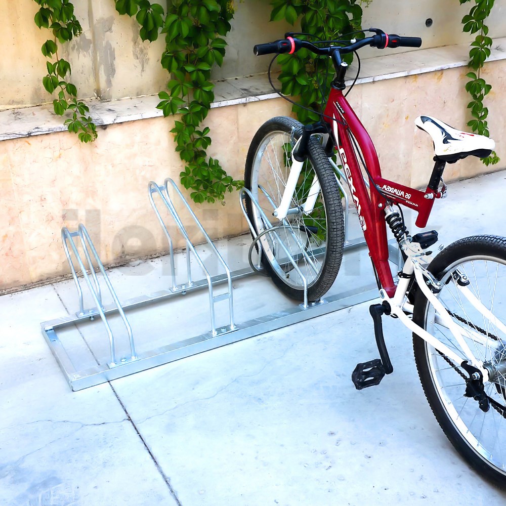 Bisiklet Park Yeri Dörtlü Galvaniz 40x140 cm