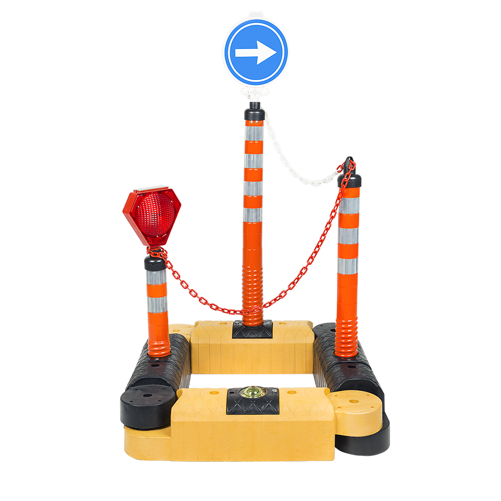 Cam Butonlu Şerit Sınırlama Butonu 90cmPlastik Şerit Düzenleme