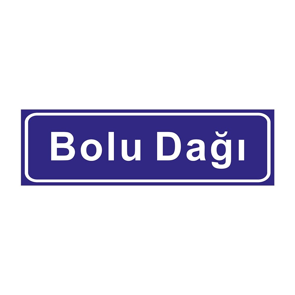 Coğrafi Bilgi Levhası (Dağ)  B-11cBilgi İşaretleri