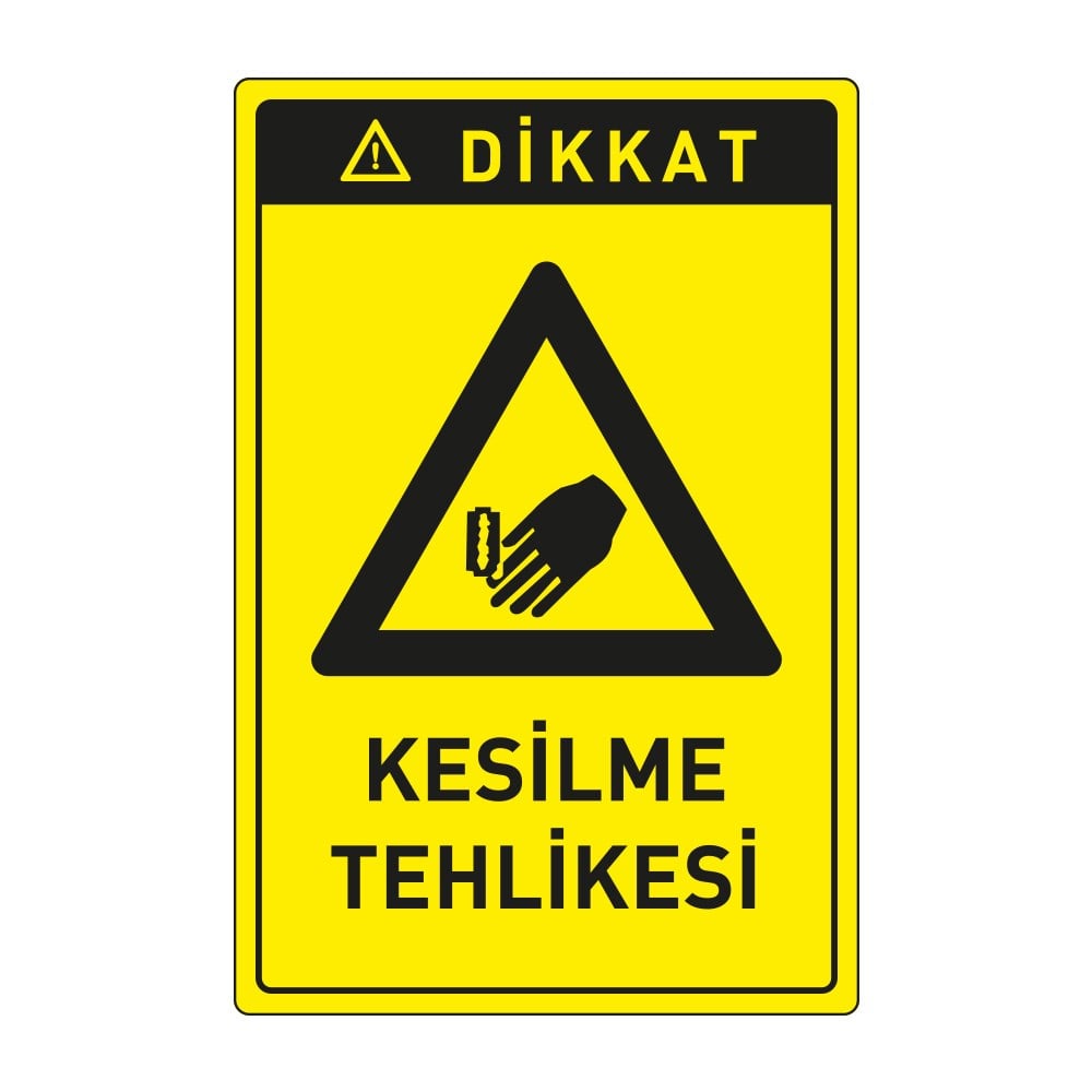 Dikkat Kesilme Tehlikesi LevhasıDikkat ve Tehlike Levhaları