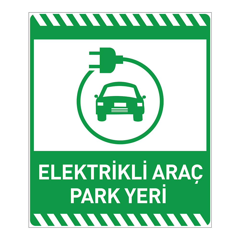 Elektrikli Araç Park Yeri LevhasıElektrikli Araç Levhaları