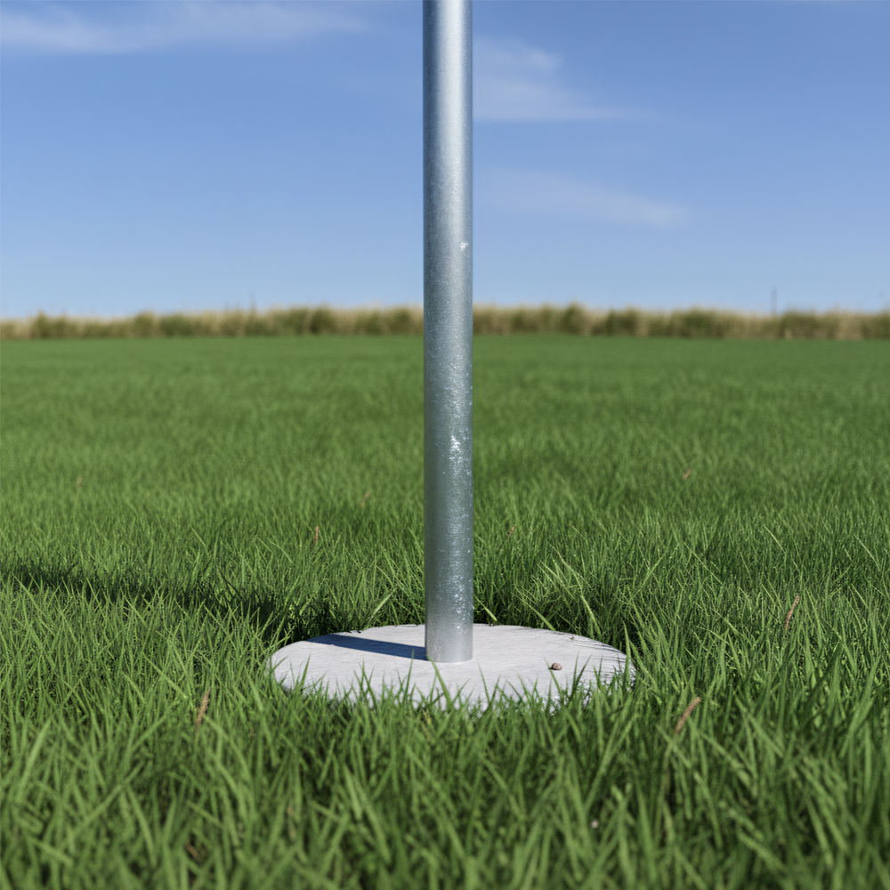 Galvaniz Yuvarlak Direk 2,5 metreGalvaniz Direk