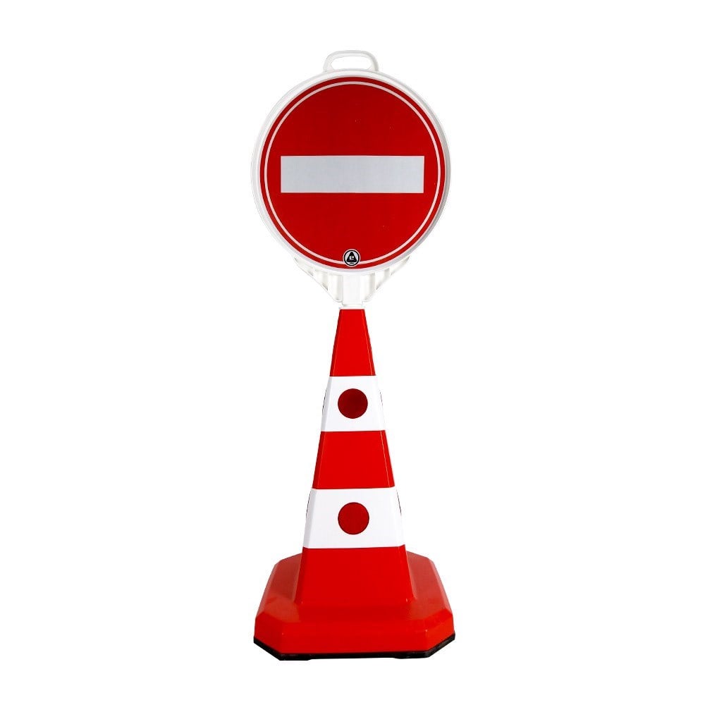 Girilmez Levha Tek Taraf Baskı Yuvarlak Levhalar