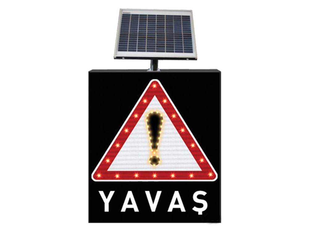 Güneş Enerjili Yavaş Levhası T-20 600x750x80 mm