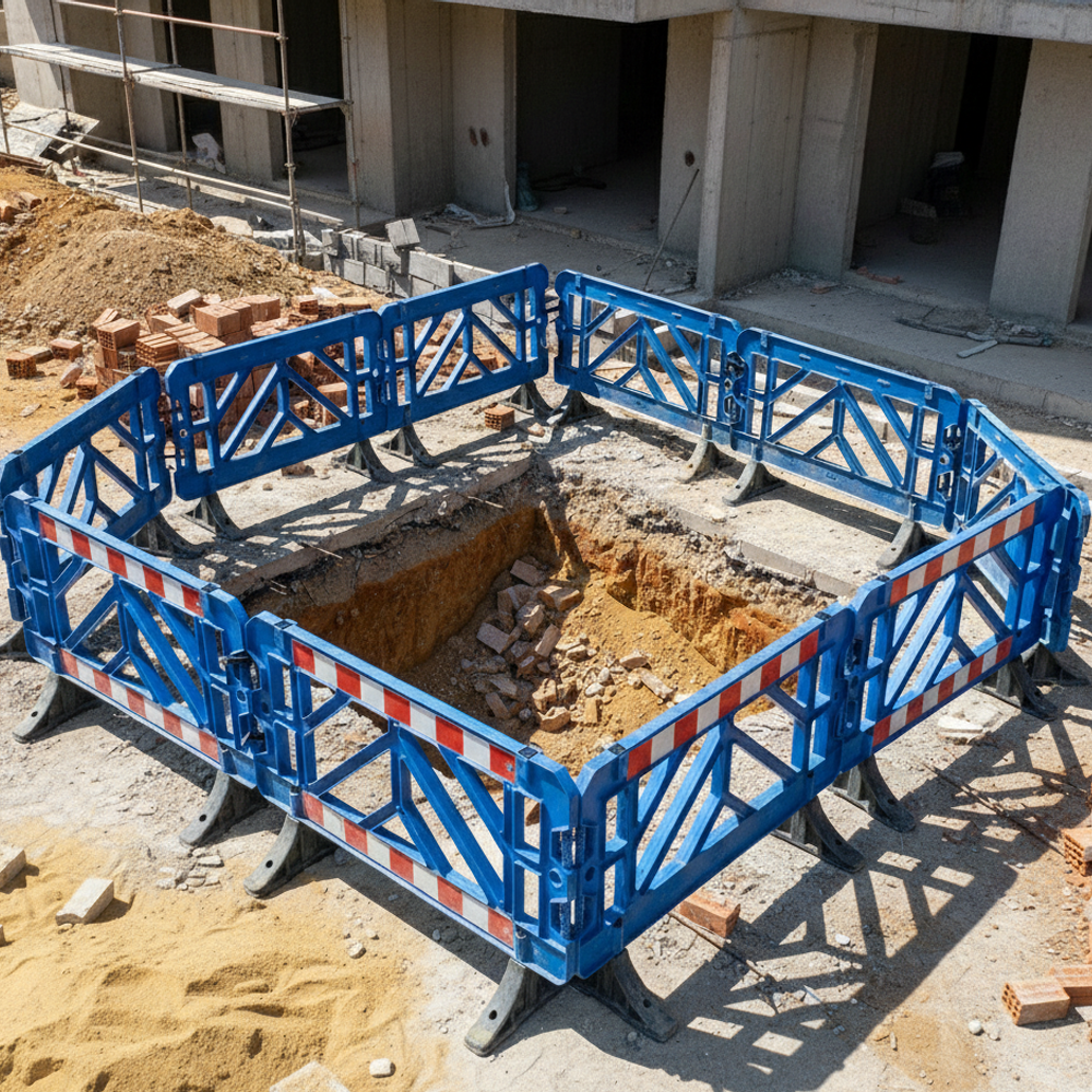 Safety Barricadeı Blue  150 x 100cmWarning Barriers