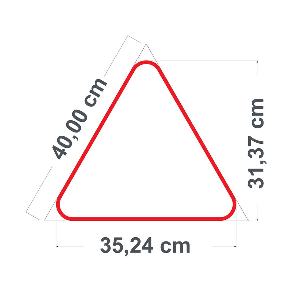 Her İki Taraftan Daralan Kaplama Levhası T-4aTehlike Uyarı İşaretleri