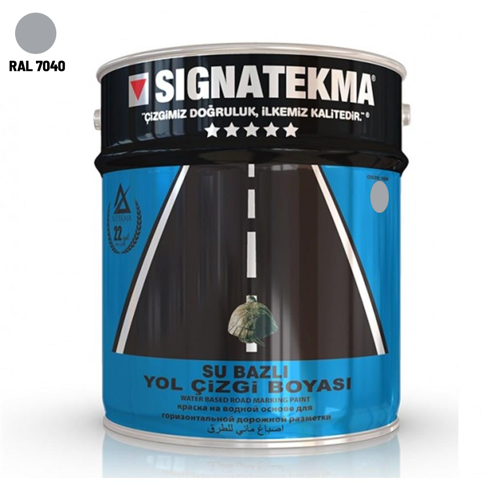 Hydral Su Bazlı Yol Çizgi Boyası - 25 Kg GriYol Çizgi Boyaları