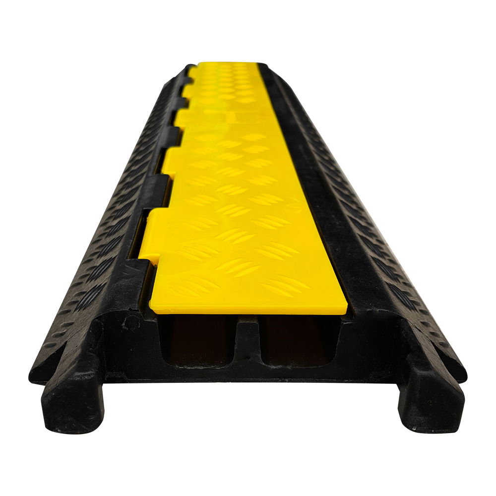 Kablo Kanallı Hız Kesici 2 Kanallı, Yol Kasisi 25 x 100 x 5 cmKablo Kanallı Hız Kesici