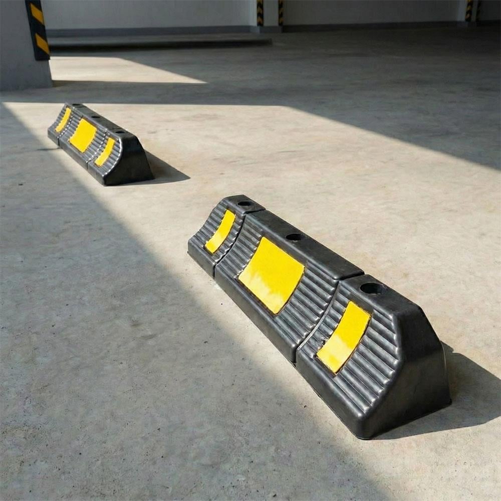 Kauçuk Araç Stoperi 60x12x10 cm, Araç DurdurucuOtopark Araç Stoperi