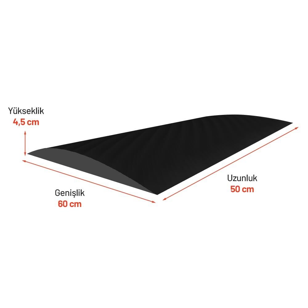Kauçuk Hız Kesici 6 Bantlı, Yol Kasisi 60 x 50 x 4,5 cmKauçuk Yol Kasisi