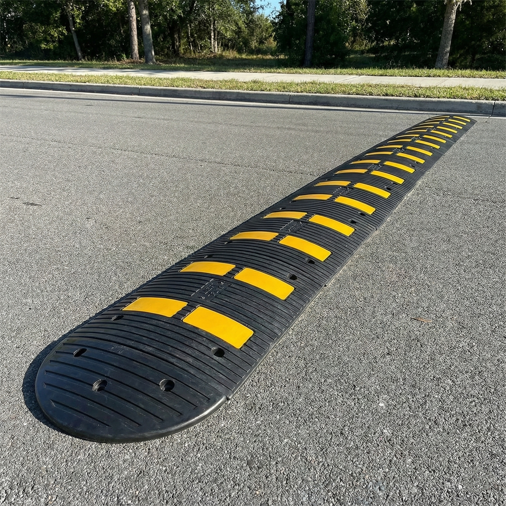 Kauçuk Hız Kesici, Yol Kasisi EKO 4 Bantlı - 9,5 Metre SetKauçuk Yol Kasisi Setleri