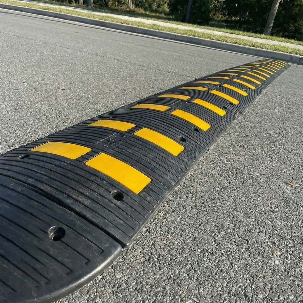 Kauçuk Hız Kesici, Yol Kasisi EKO 4 Bantlı - 5,5 Metre SetKauçuk Yol Kasisi Setleri