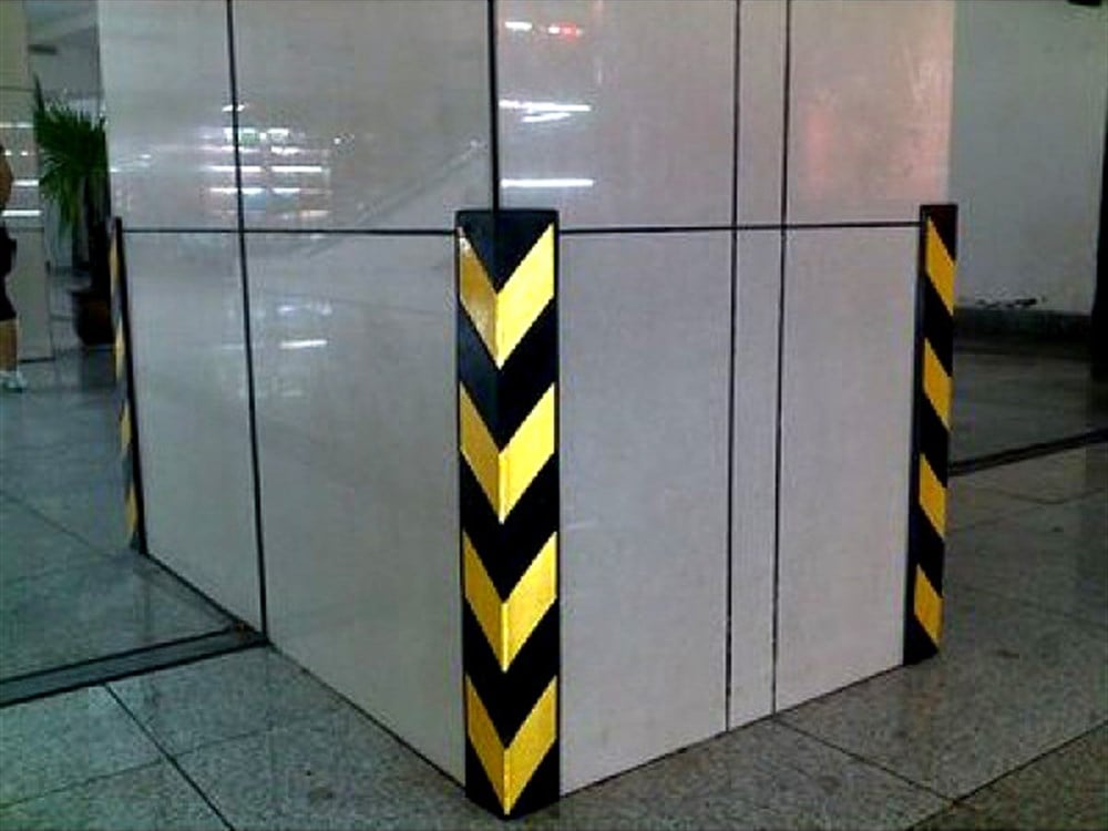 Kauçuk Otopark Köşe Kolon Koruyucu (Eko-Köşeli) Onlu Set