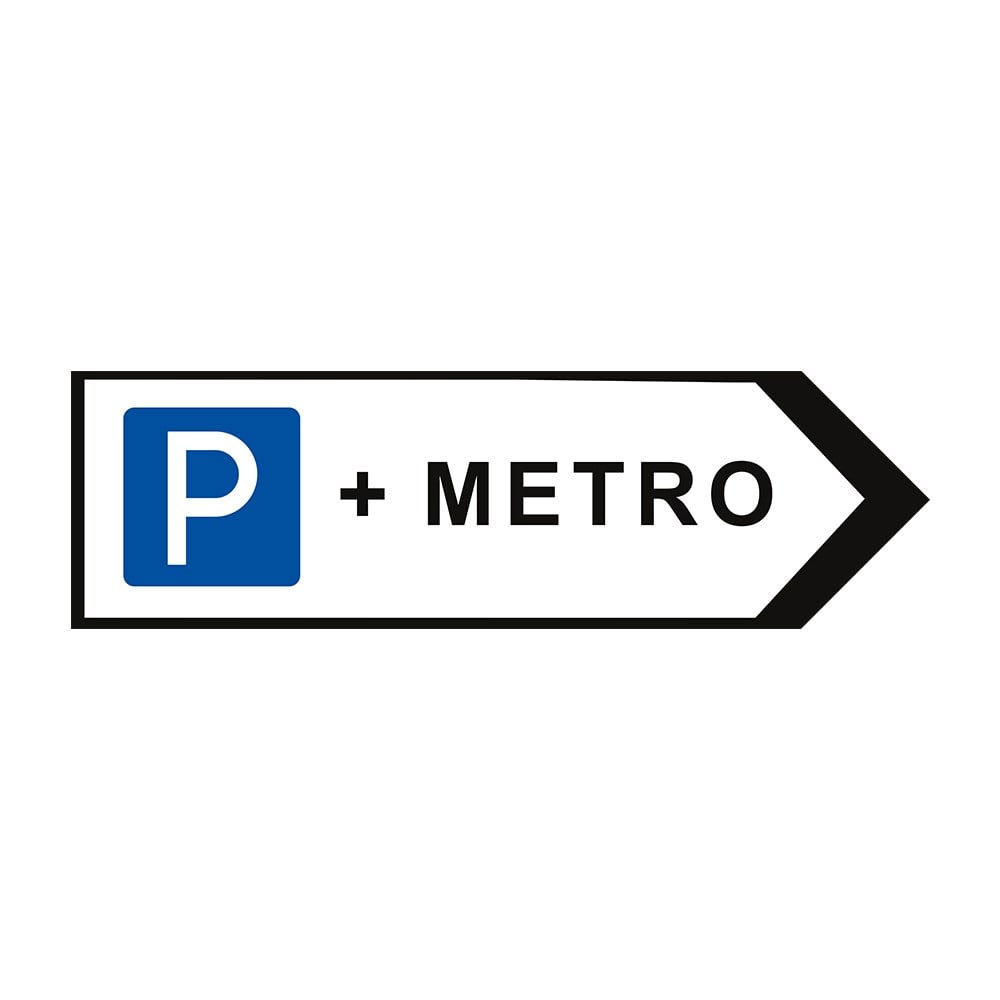 Kavşak İçi Yön Levhası (Metro) B-5cBilgi İşaretleri