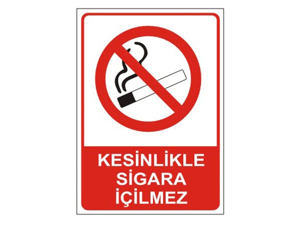 Kesinlikle Sigara İçilmez