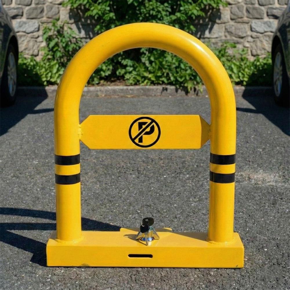 Kilitli Otopark Direği 50 cm, Yatar U Tip Park BariyeriKilitli Park Direkleri