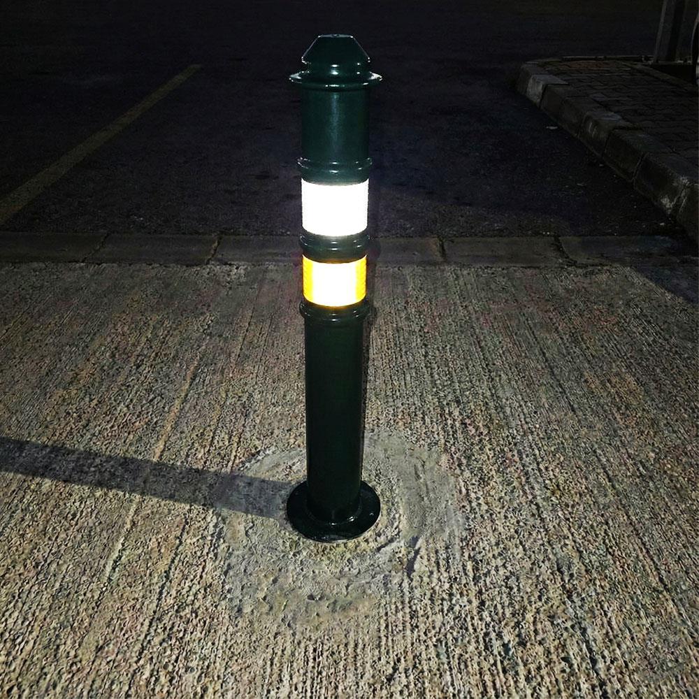 Kilitli Otopark Direği 75 cm, Çıkan Tip Ankrajlı Park BariyeriKilitli Park Direkleri