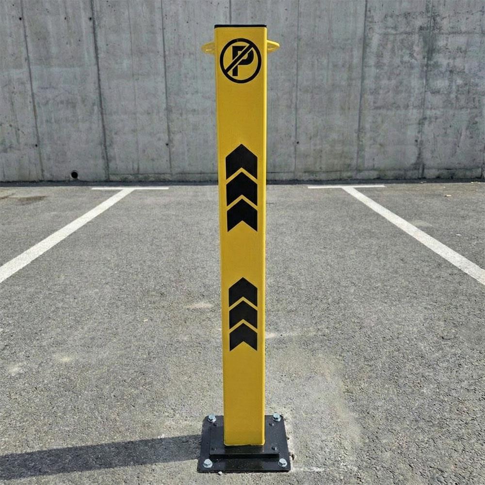 Kilitli Otopark Direği 75 cm, Çıkan Tip Kızaklı Park BariyeriKilitli Park Direkleri
