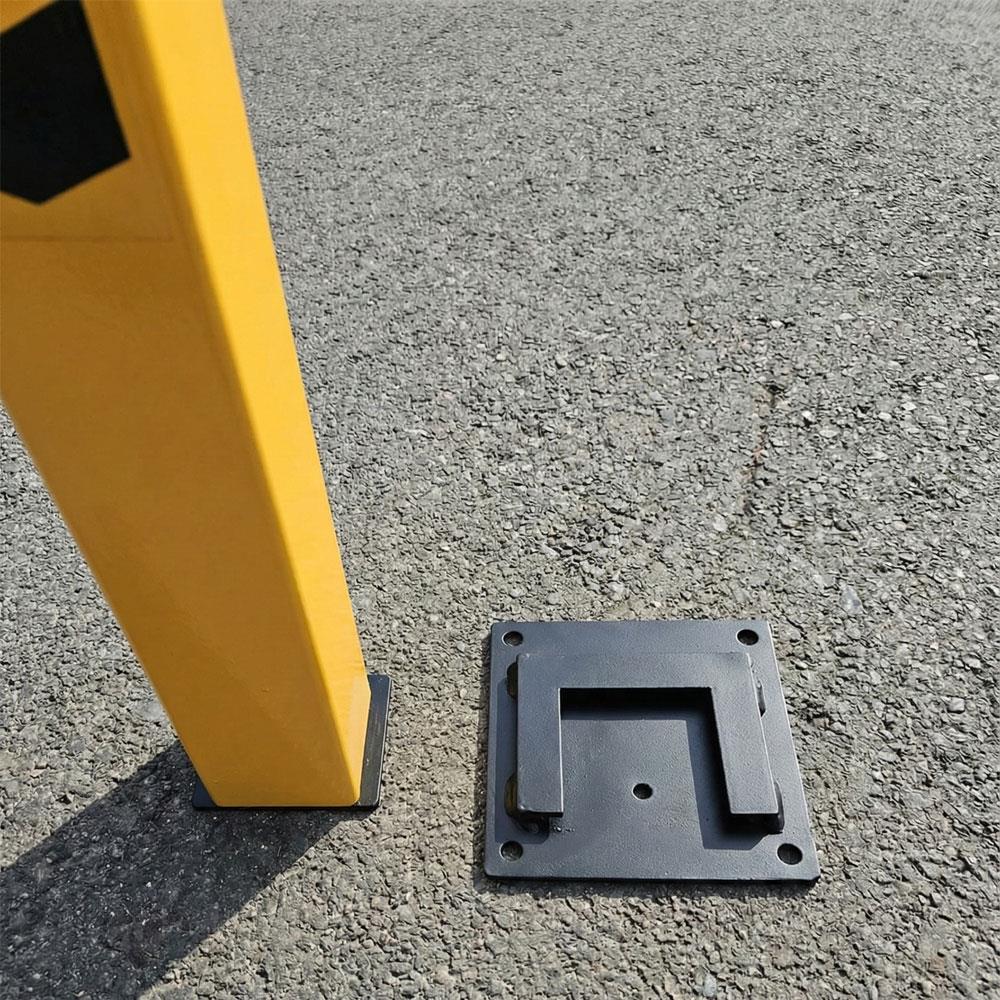 Kilitli Otopark Direği 75 cm, Çıkan Tip Kızaklı Park BariyeriKilitli Park Direkleri