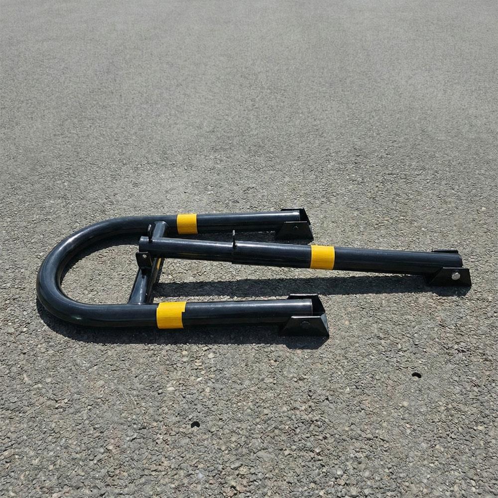 Kilitli Otopark Direği Destekli 62 cm, Yatar U Tip Park BariyeriLocking Parking Posts